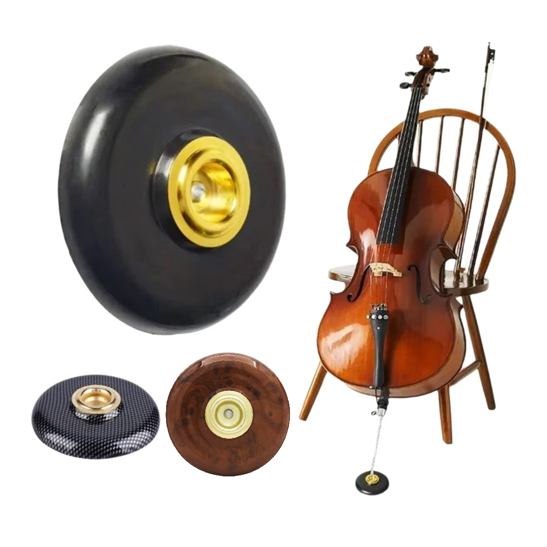 Musical Instrument Ending In A - Alfombrilla antideslizante para violonchelo, accesorios protectores