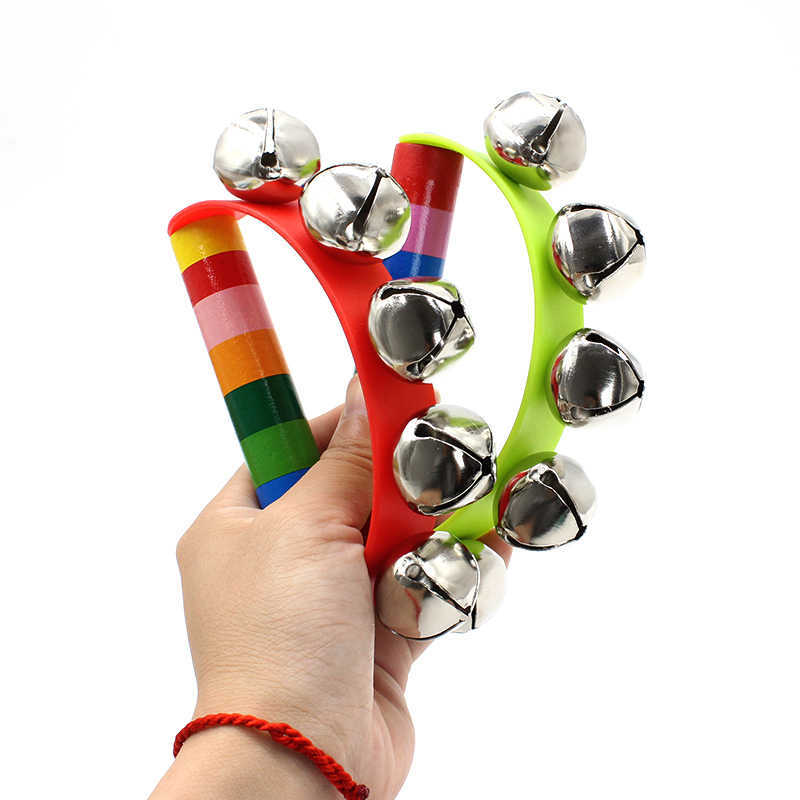 Musical Instrument You Shake - Campanas de Mano Arcoíris, Instrumentos de
