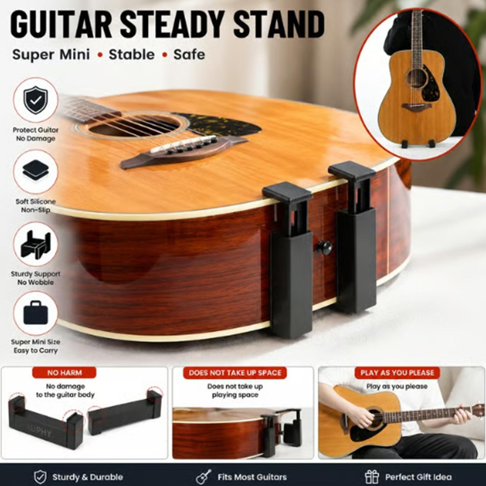 Musical Instrument Bass - Soporte de suelo portátil para guitarra,
