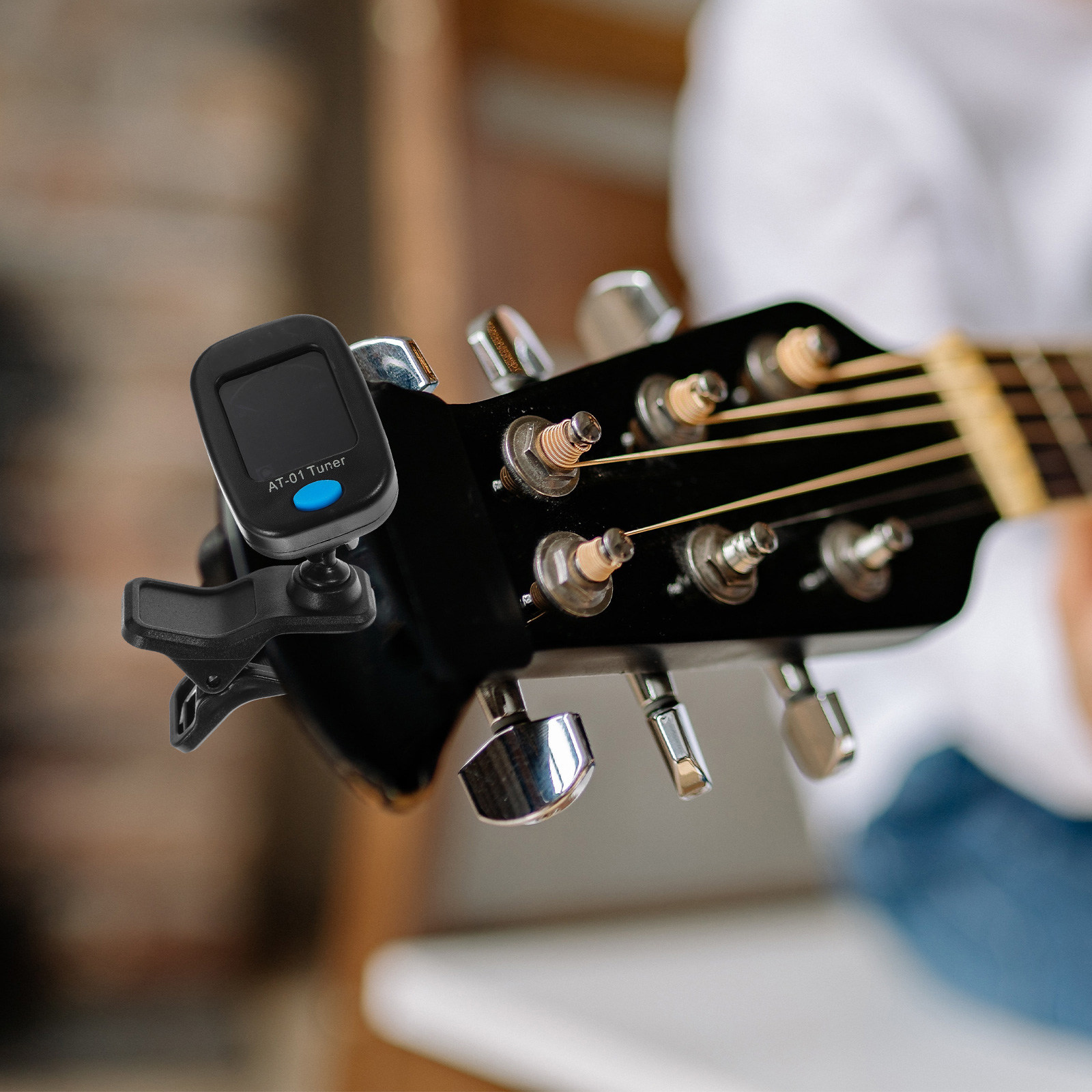 Musical Instrument Bass - Afinador Universal para Guitarra, Violín, Ukelele,