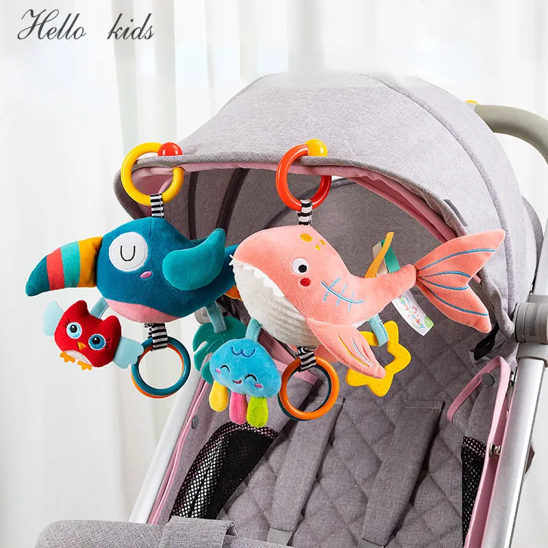 Musical Instrument Rattle - Juguete de peluche suave para recién