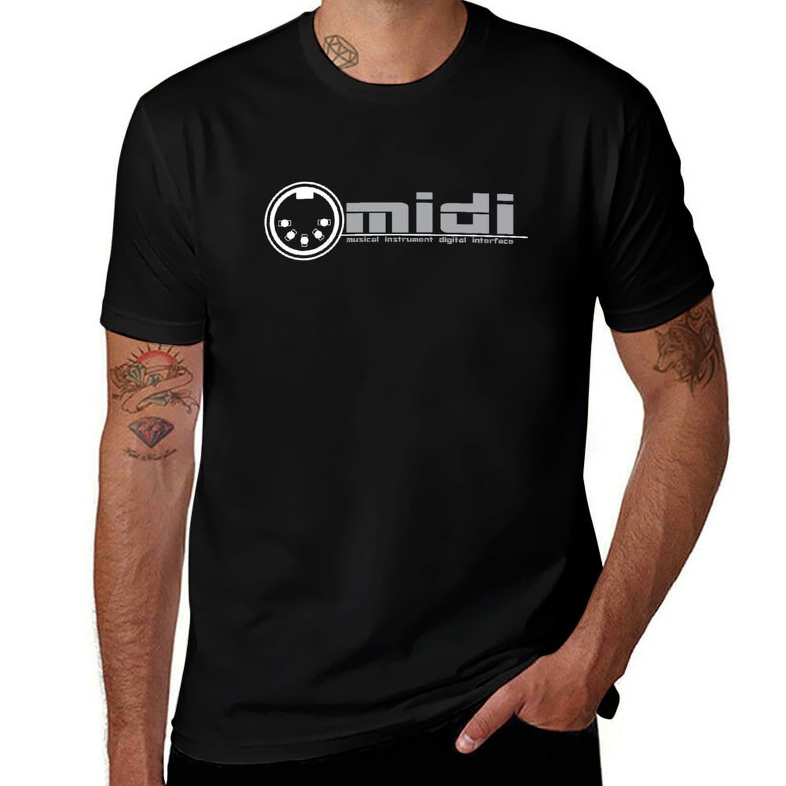 Camiseta MIDI - Musical Instru - Musical Instrument Digital Interface reseña y precio
