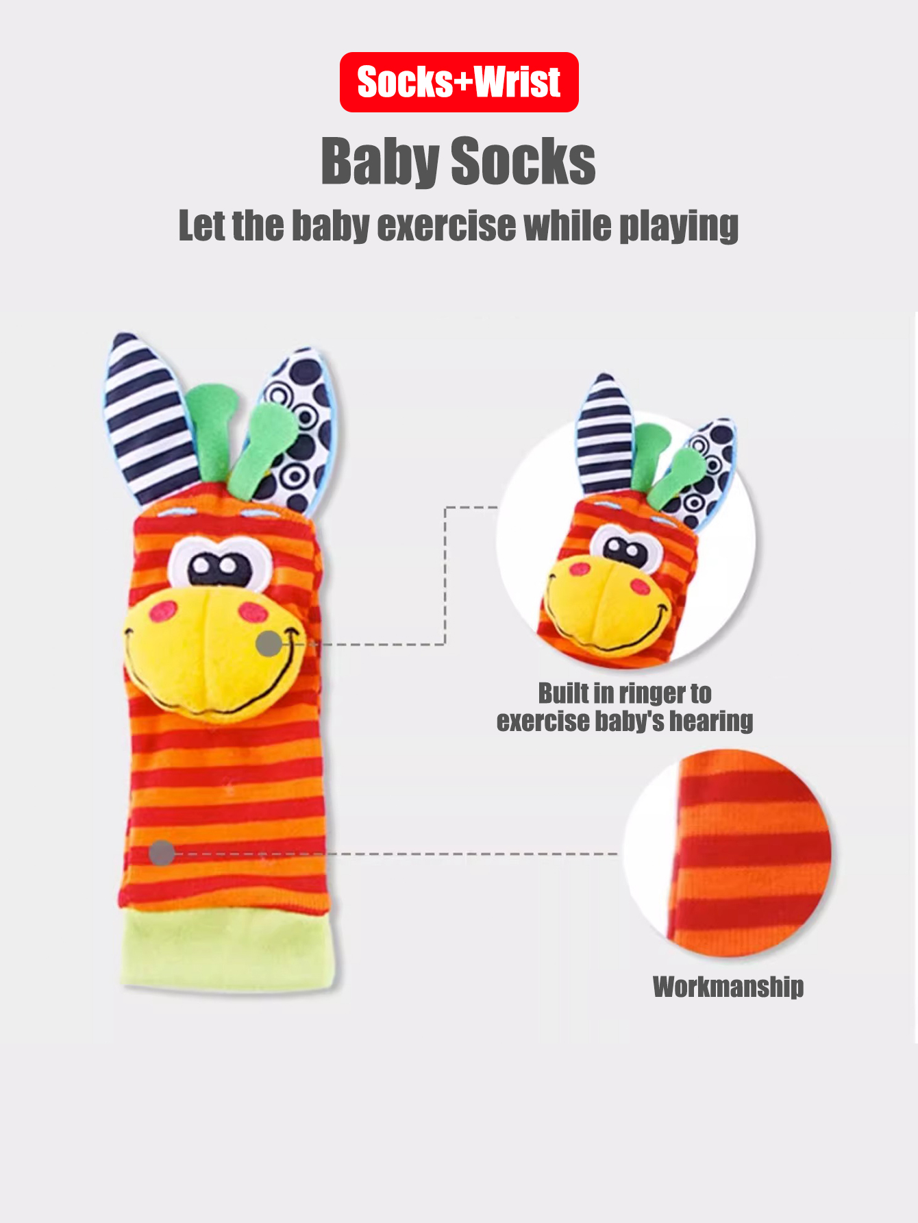 4 unids/set bebé muñeca sonaje - Musical Instrument Rattle reseña y precio