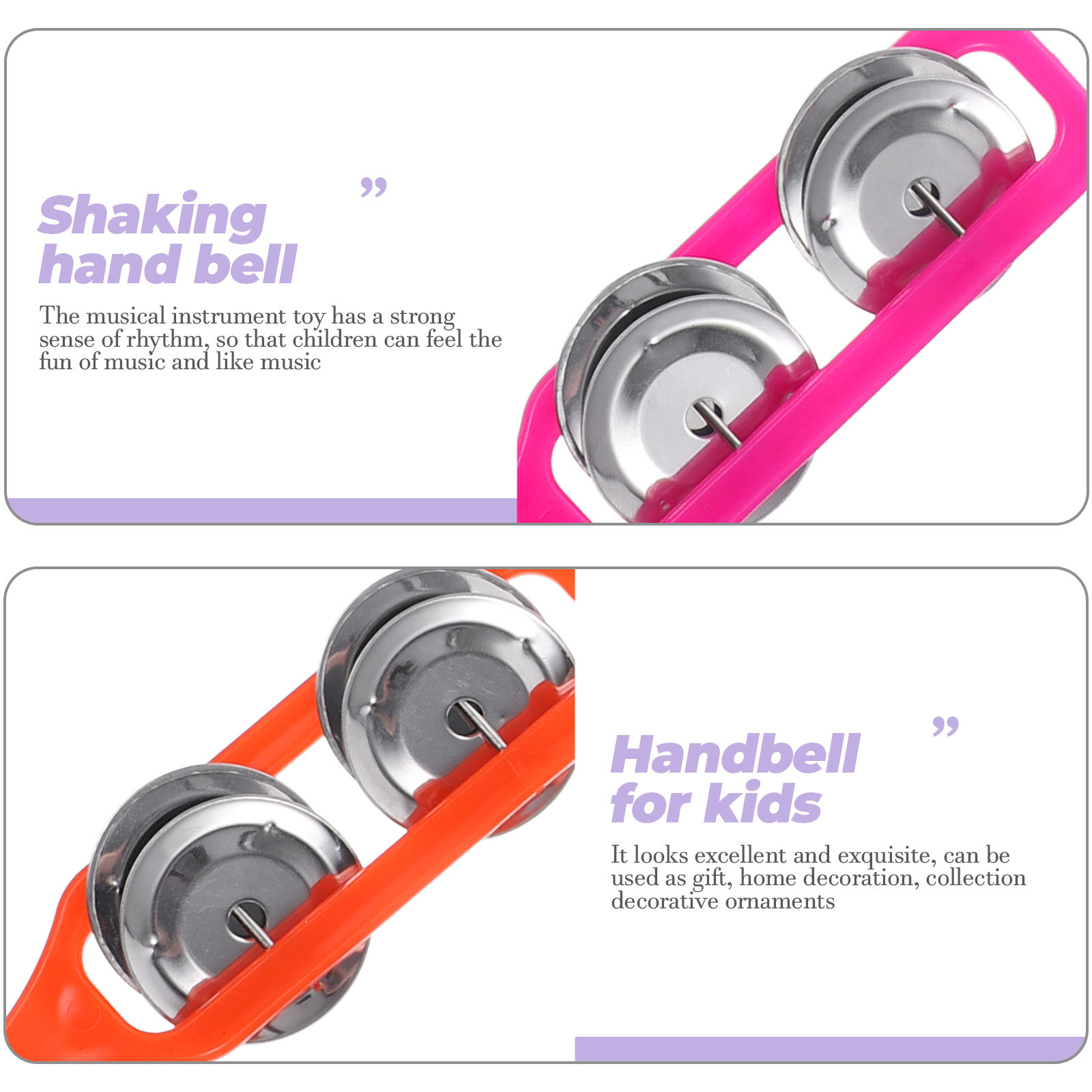 18 Campanas de Mano Coloridas, - Musical Instrument You Shake reseña y precio