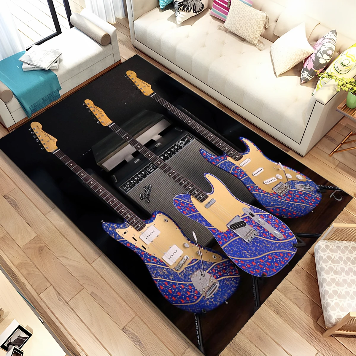 Alfombra 3D con Diseño de Guit - Musical Instrument Online reseña y precio
