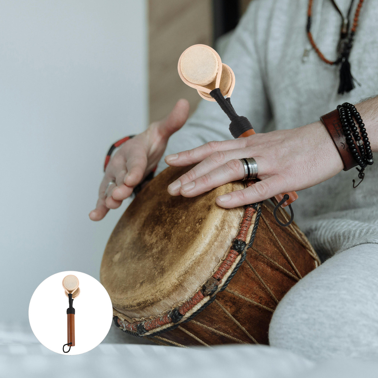 Maracas de doble tambor, instr - Musical Instrument You Shake reseña y precio