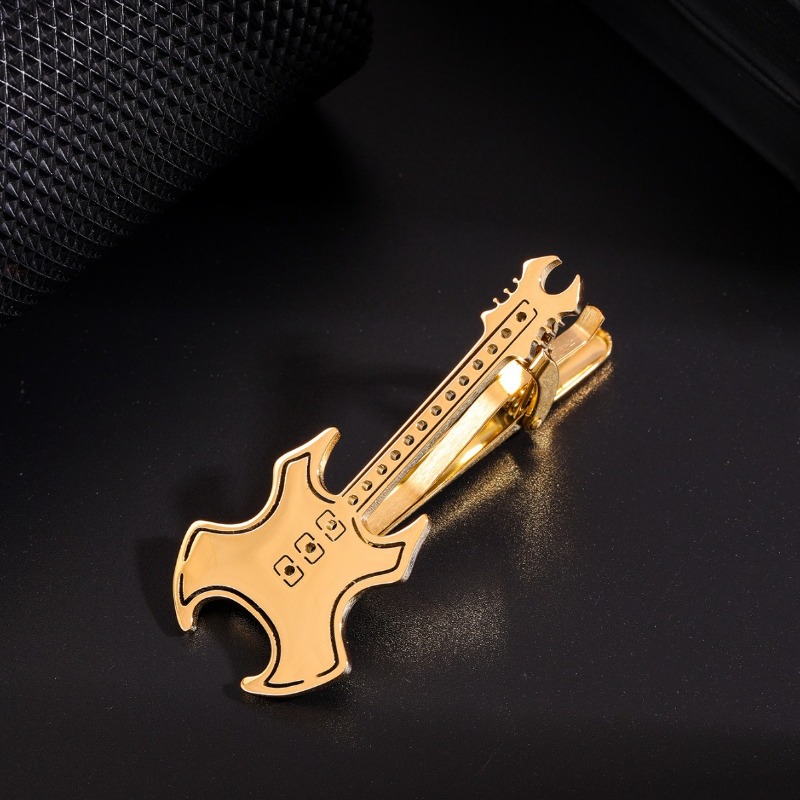Pisacorbatas de Acero Inoxidab - Musical Instrument Ending In A reseña y precio