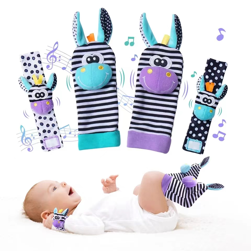 Calcetines con sonajero de muñ - Musical Instrument Rattle reseña y precio
