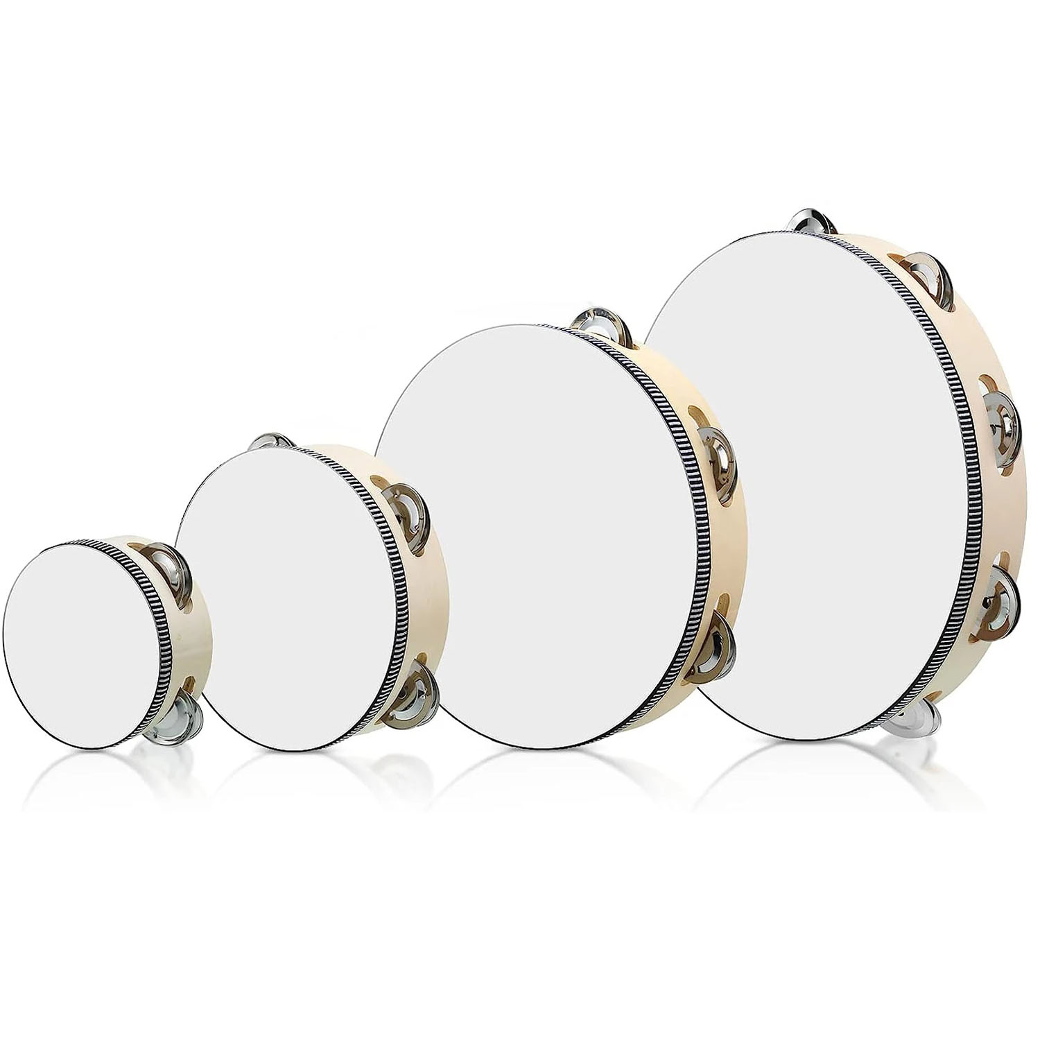 Pandereta de madera Miwayer co - Musical Instrument Band reseña y precio