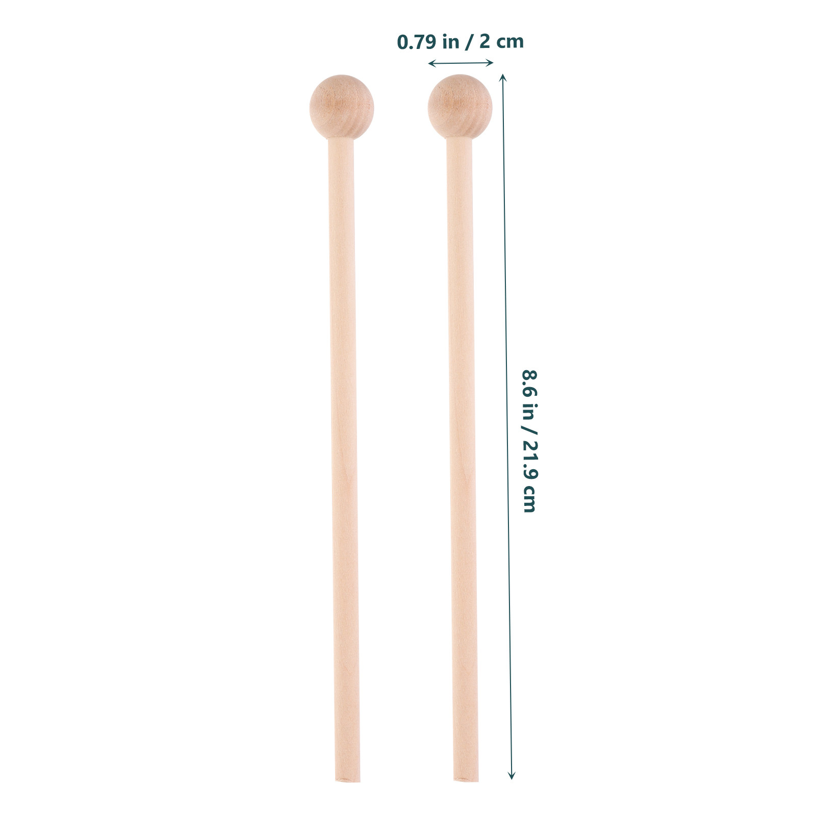 6 Baquetas de Madera, Palillos - Musical Instrument Ending In A reseña y precio