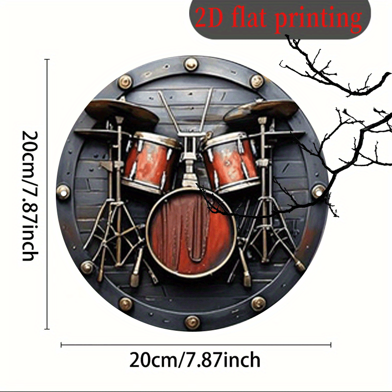 2D plano, 1 pieza, 20,32x20,32 - Musical Instrument Band reseña y precio