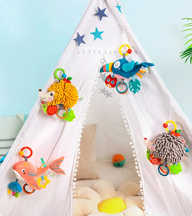 Juguete de peluche suave para  - Musical Instrument Rattle reseña y precio