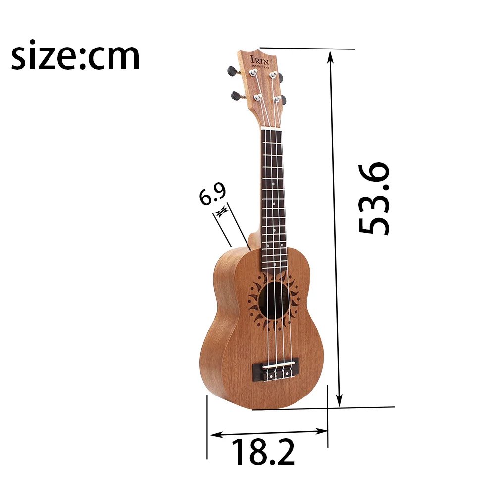 Ukelele IRIN de 21 Pulgadas, d - Musical Instrument Ending In A reseña y precio
